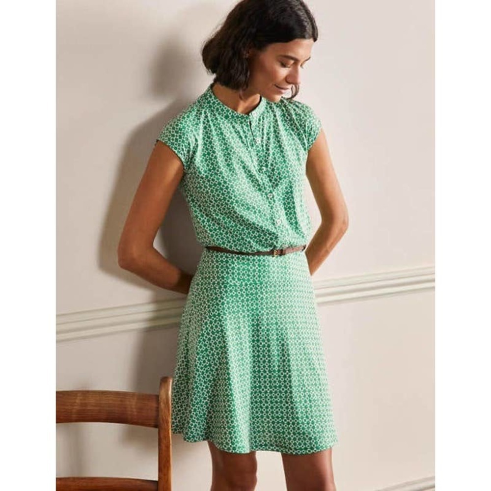 Boden Green Midi Dress